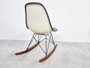 Sedia a dondolo vintage Eames per Herman Miller, anni '70