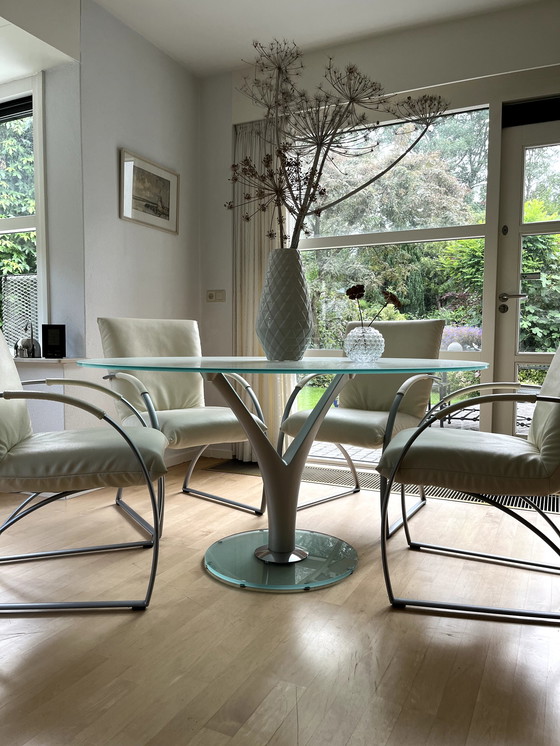 Image 1 of Rolf Benz dining table + 5x chairs