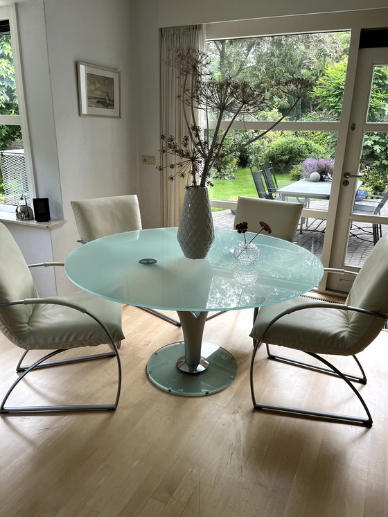 Image 1 of Rolf Benz dining table + 5x chairs