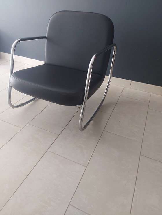 Image 1 of Chaise à bascule vintage