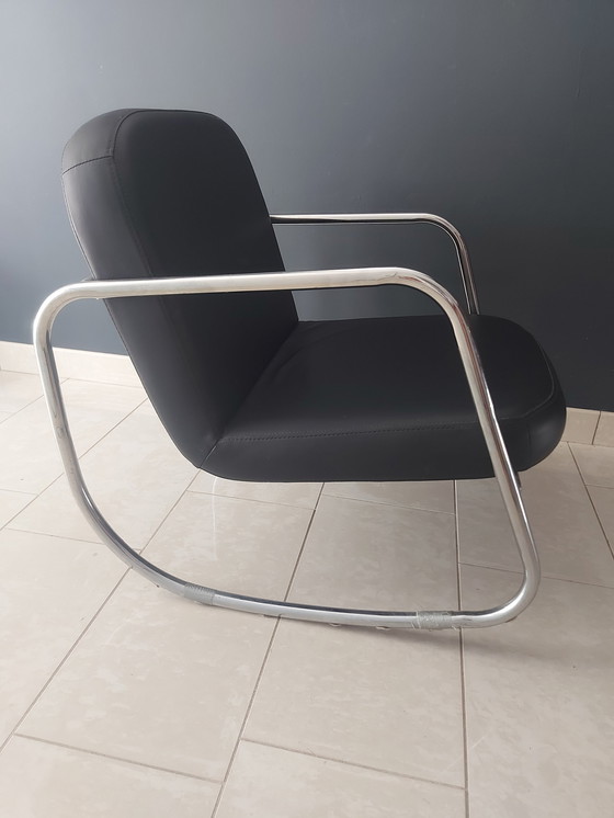 Image 1 of Chaise à bascule vintage