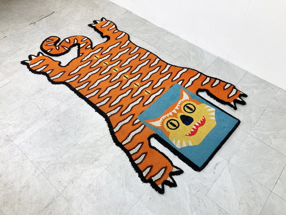 Image 1 of Walter van Beirendonck Tiger shaped rug