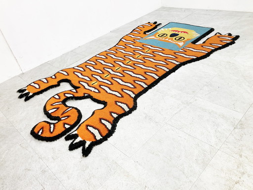 Walter van Beirendonck Tiger shaped rug