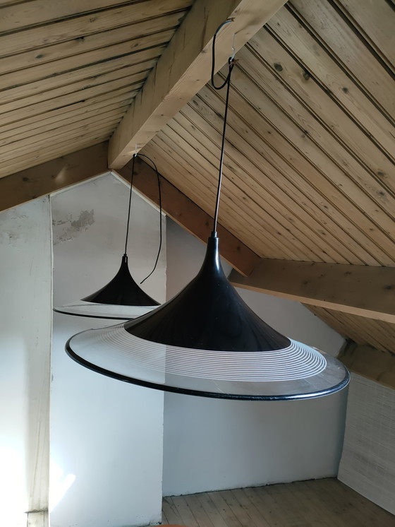 Image 1 of Set Vintage XL Trumpet Pendants '70 'Massive'