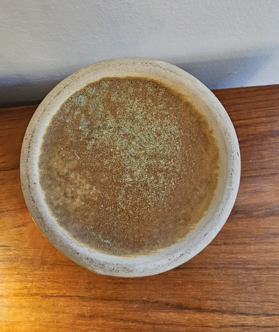 Image 1 of Vase Vintage Allemagne de l'Ouest Vase Marron Vert