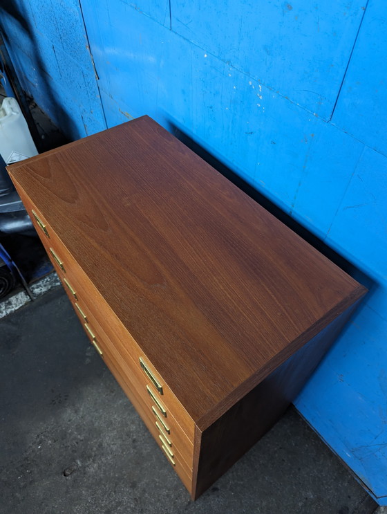 Image 1 of Cassettiera vintage in teak anni '60 