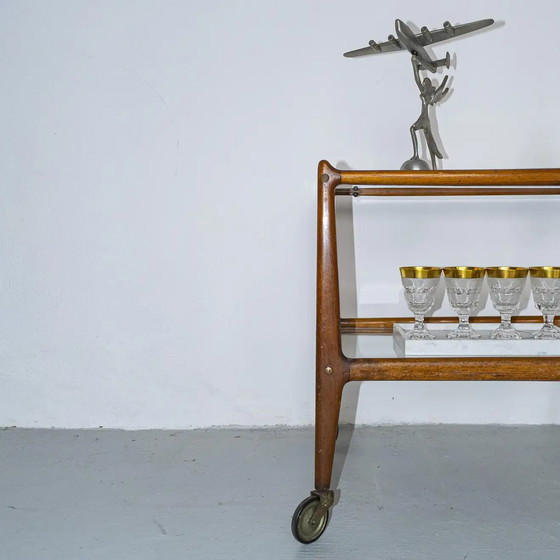 Image 1 of De Baggis italiaanse "Number 58" barwagen van Ico Parisi