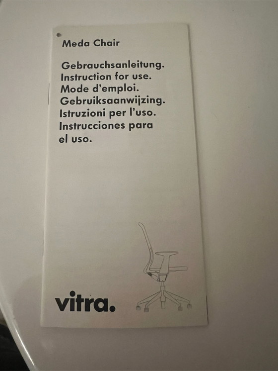 Image 1 of 2x Vitra Meda chair