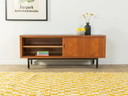 vintage sideboard with sliding doors