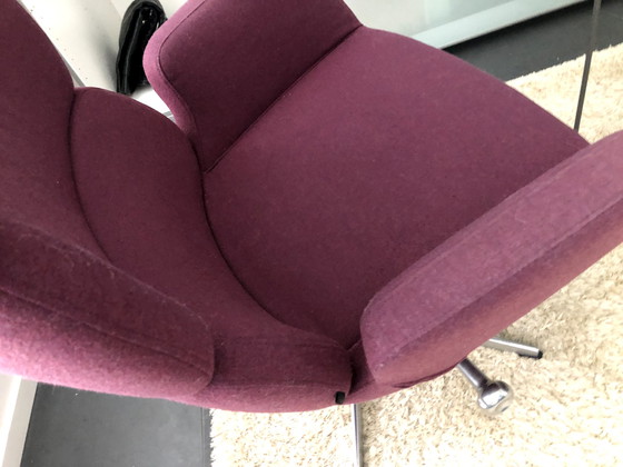 Image 1 of Hulshoff Design armchair and footstool