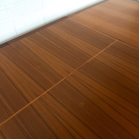 Image 1 of Table de salle à manger vintage extensible en teck