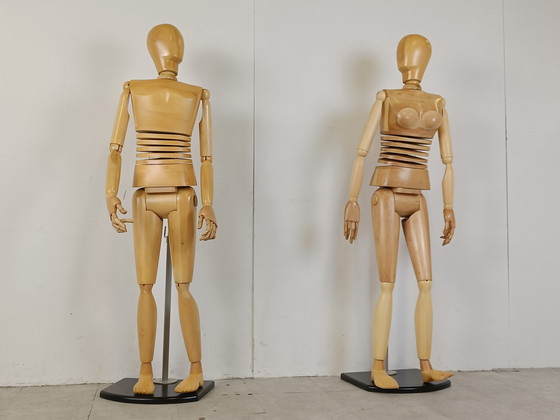 Image 1 of 4x Life size artistic lay figures set