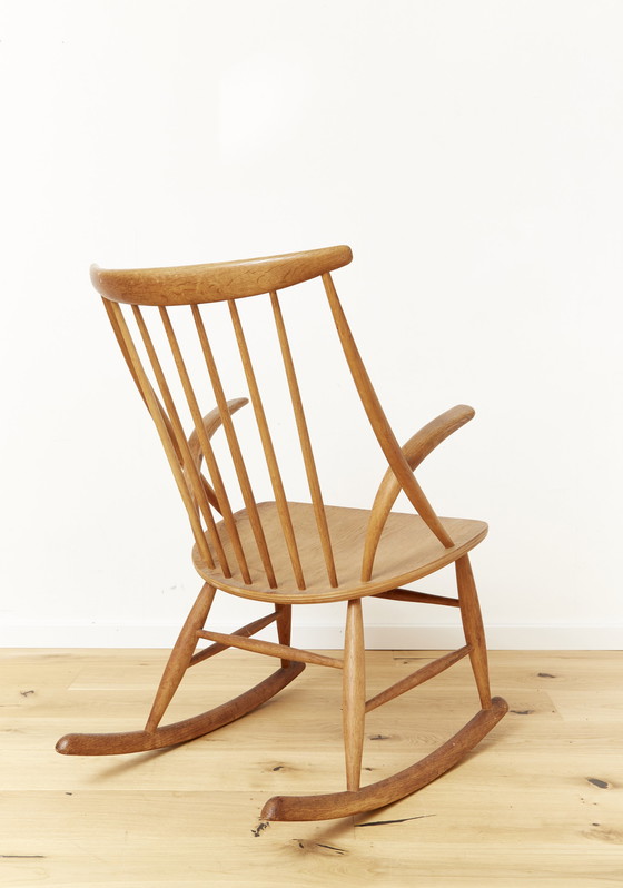 Image 1 of Illum Wikkelsø Rocking Chair "IW3" for Niels Eilersen