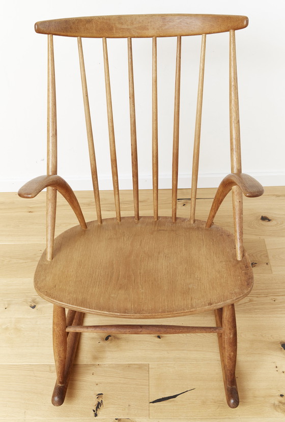 Image 1 of Illum Wikkelsø Rocking Chair "IW3" for Niels Eilersen