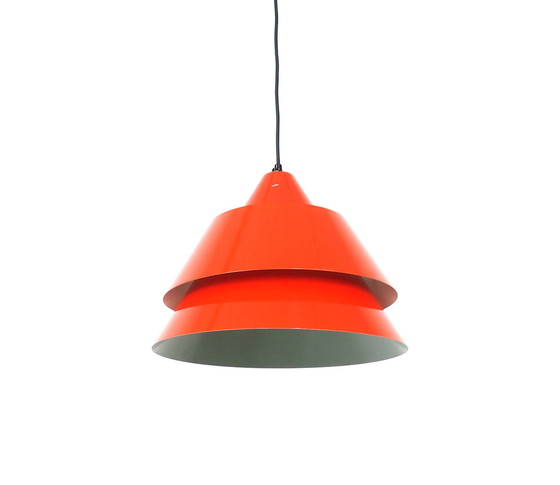 Image 1 of Fog & Morup Zone hanging lamp red, 1960s