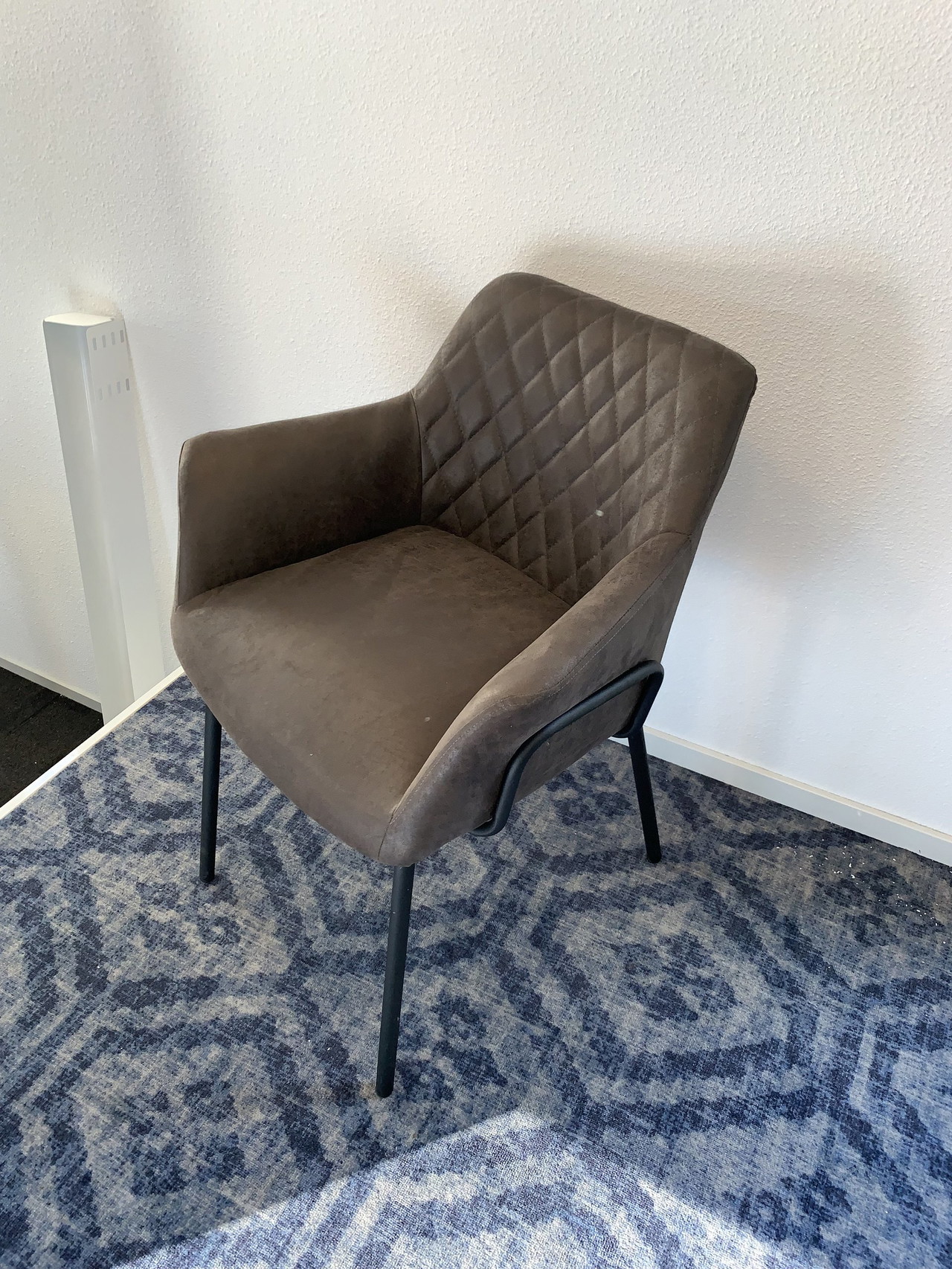Bronx Grey Velvet Chair Bronx71 Club Design Chair Showroom Model