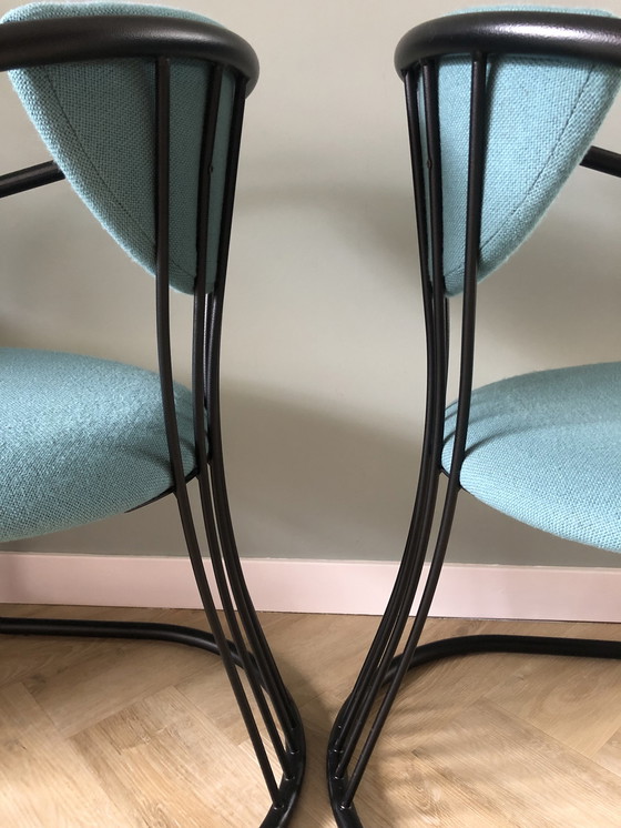 Image 1 of 4 chaises Memphis vintage