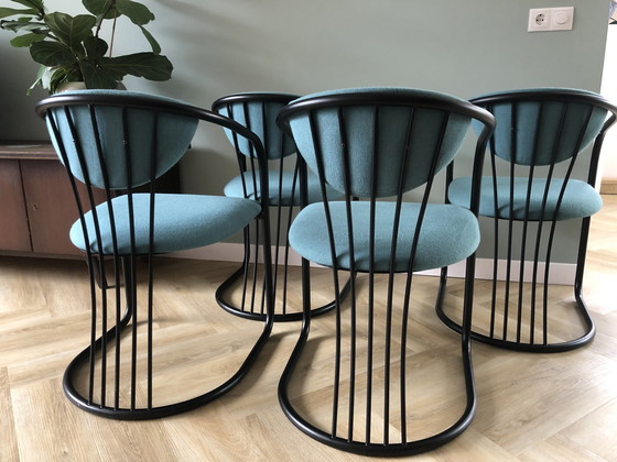 Image 1 of 4 chaises Memphis vintage