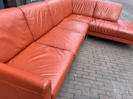 Image 1 of Lederland design corner sofa