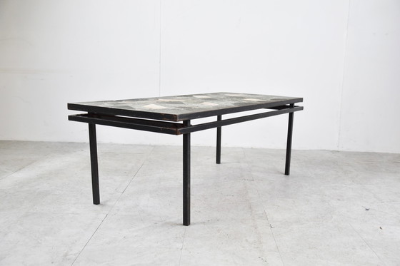 Image 1 of Mid century stone coffee table