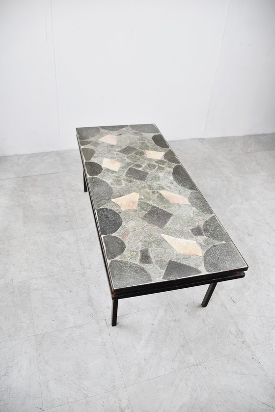 Image 1 of Mid century stone coffee table