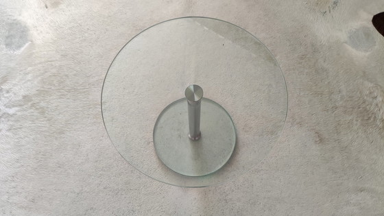 Image 1 of Metaform side table glass and chrome