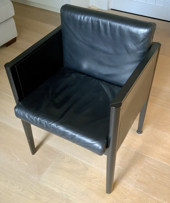 Image 1 of 6 Arco black dining room chairs