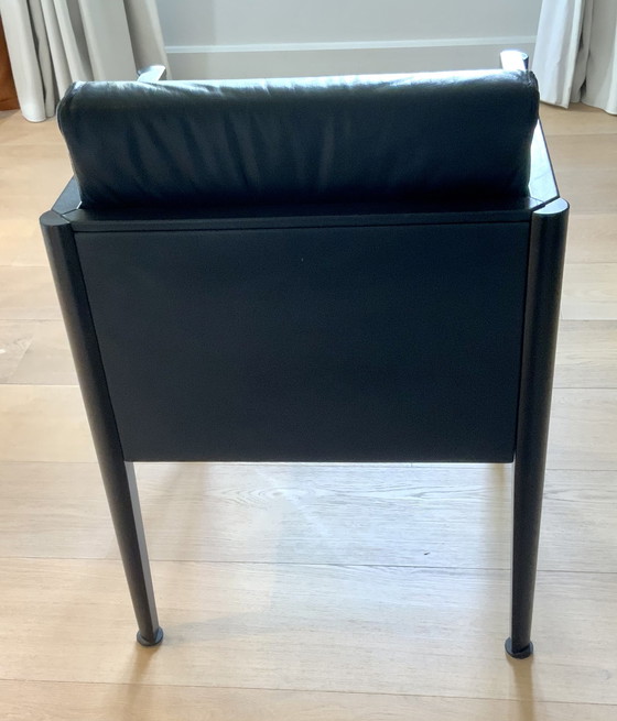 Image 1 of 6 Arco black dining room chairs