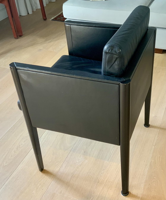 Image 1 of 6 Arco black dining room chairs