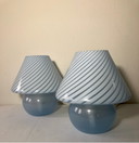 2x Vintage mushroom lamp