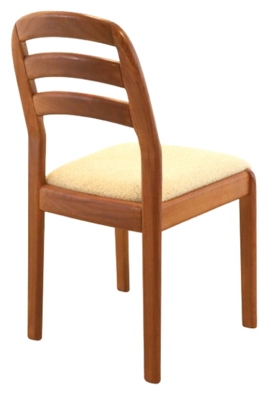 Image 1 of 4x Dyrlund dining room chairs 'Asserballe' vintage