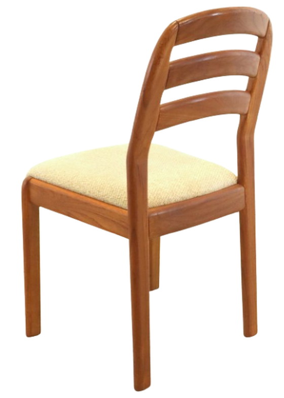 Image 1 of 4x Dyrlund dining room chairs 'Asserballe' vintage