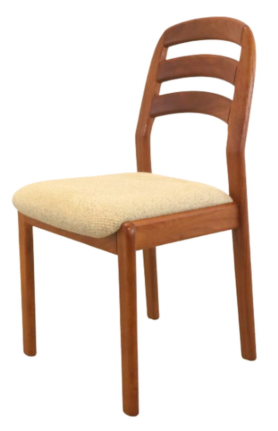 Image 1 of 4x Dyrlund dining chairs 'Asserballe' vintage