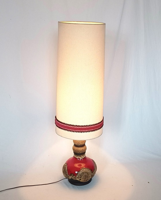 Image 1 of Dumler and Breiden fat lava floor lamp from the sixties.