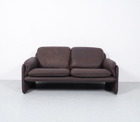 Image 1 of De Sede DS61 vintage brown leather sofa
