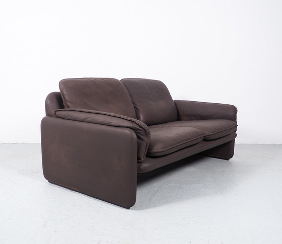 Image 1 of De Sede DS61 vintage brown leather sofa