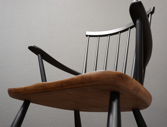 Image 1 of Hagafors Rocking Chair | Design Roland Rainer | Mid Century chaise à bascule années 60