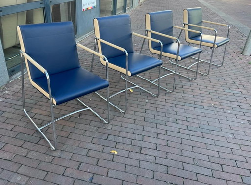 4 x chaises leolux Spring Orchid