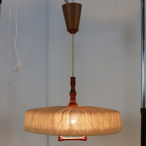 Image 1 of Tamed raffia pendant lamp