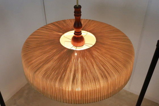 Image 1 of Tamed raffia pendant lamp