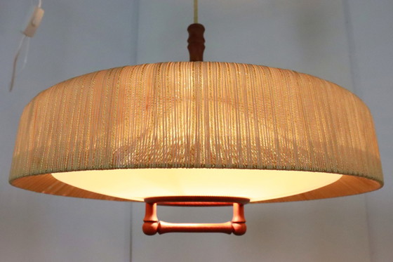 Image 1 of Tamed raffia pendant lamp