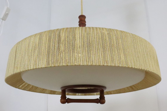 Image 1 of Tamed raffia pendant lamp