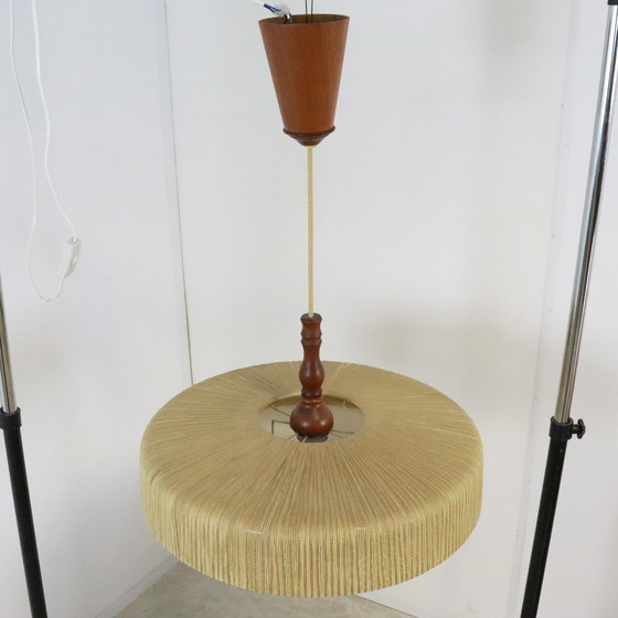 Image 1 of Tamed raffia pendant lamp