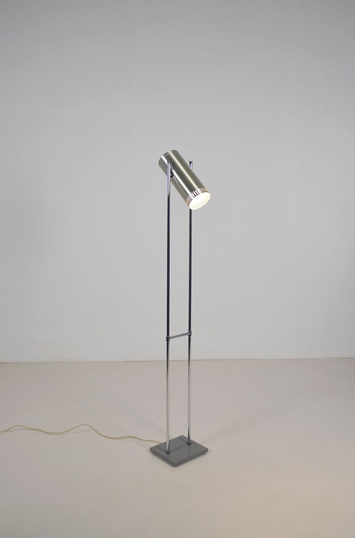 Danish floor lamp 'Trombone' by Jo Hammerborg for Fog & Mørup, 1960s