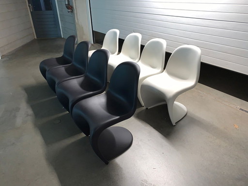 4 Verner Panton chairs