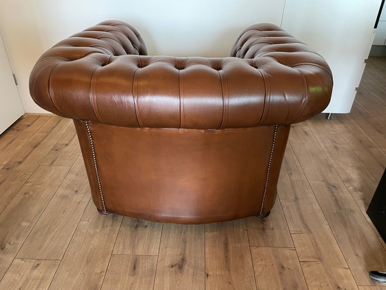 Image 1 of 2x Chesterfield vintage armchair
