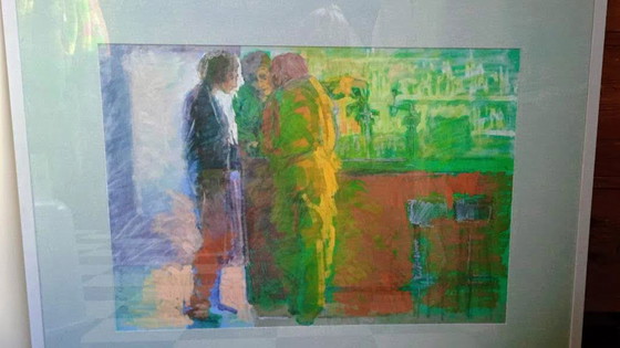 Image 1 of Peter Polderman - Regulars in Cafe