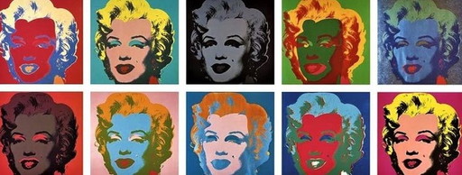 Andy Warhol-----Ten Marilyns