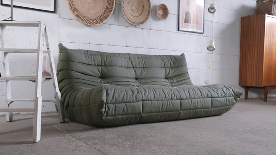 Image 1 of Vintage Michel Ducaroy for Ligne Roset Togo 3-Seater