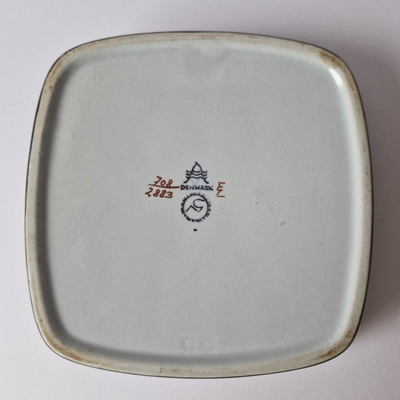 Image 1 of Royal Copenhagen / Aluminia - Fajance "Baca" bowl with birds by Nils Thorsson